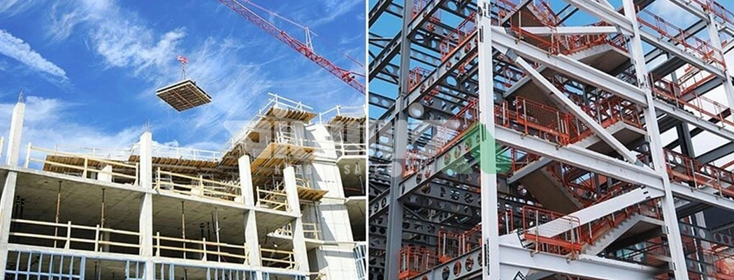 تفاوتهای سازه فلزی و بتنی در جنبههای مختلف