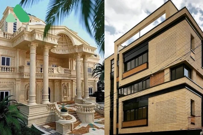 آشنایی با ویژگی‌های آجر نما و سنگ نما (کدام گزینه برای نماسازی بهتر است؟)