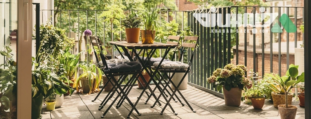 ایده تزیین بالکن با گل و گیاه