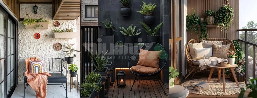 تزیین بالکن کوچک: چگونه از فضای محدود حداکثر استفاده کنیم؟