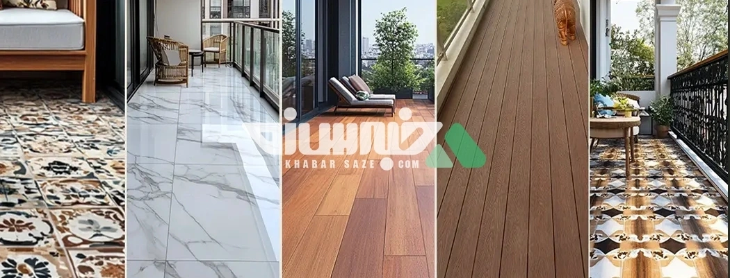 استفاده از کفپوش مناسب: زیربنای زیبایی بالکن