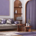رنگ بنفش در دکوراسیون داخلی + تصاویر جذاب از ایده دکور بنفش