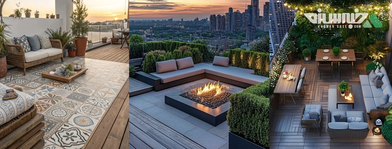 راهنمای گام به گام انتخاب بهترین کفپوش روف گاردن