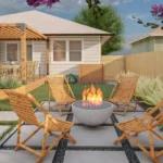 9 ایده تزیین حیاط خانه با هزینه کم + تصاویر جذاب