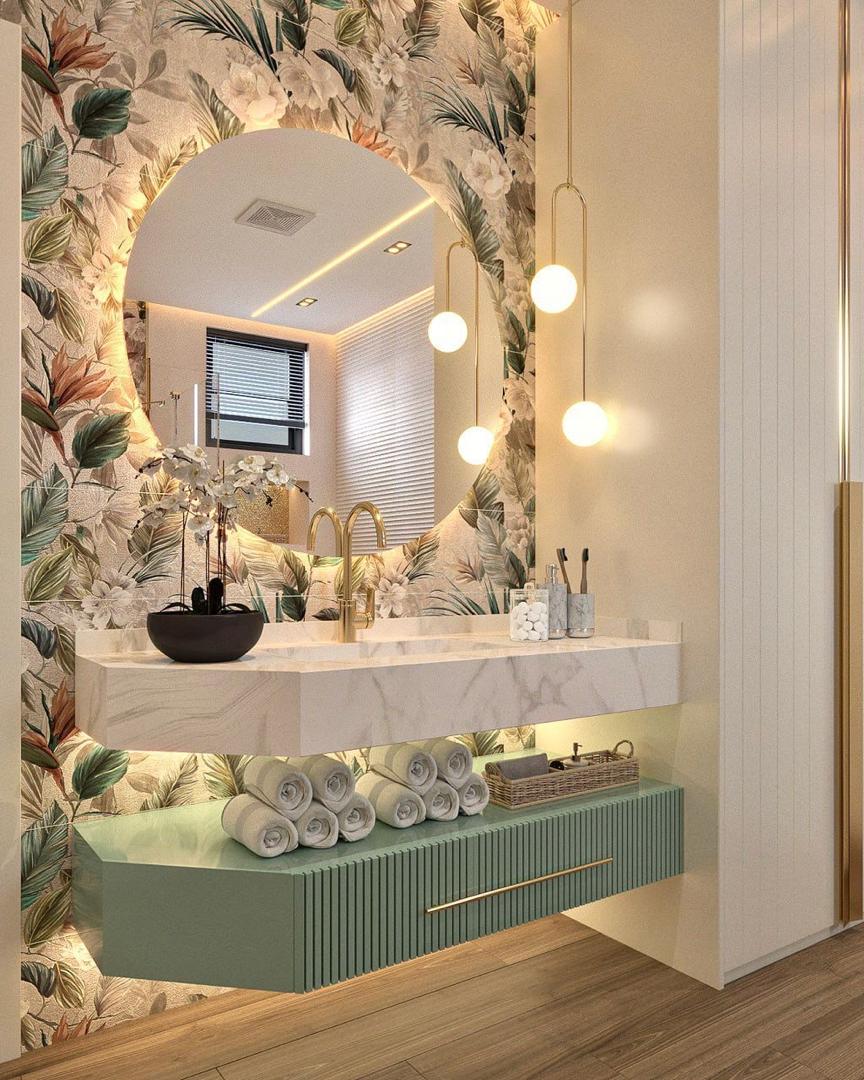 روشویی سرامیکی کابینتی
